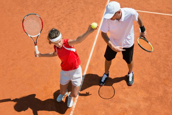 Konsultacje indywidualne z trenerem tenisa na temat rreningu mentlanego